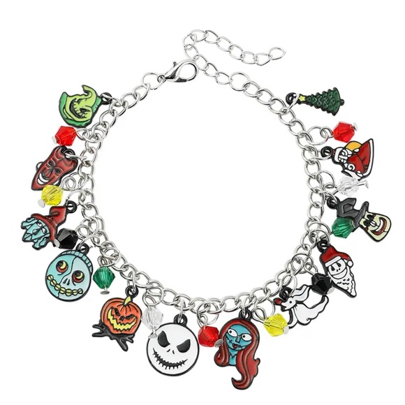 Nightmare before christmas bracelet charms